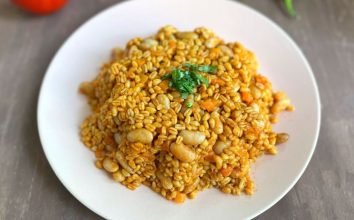Barbunyalı Bulgur Pilavı Tarifi