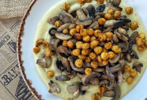 Sofranın Lezetti Çıtır Nohutlu Mantar Sote Tarifi
