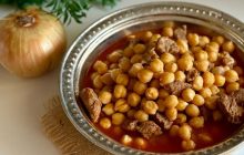 Düdüklüde Etli Nohut Tarifi