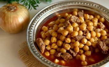 Düdüklüde Etli Nohut Tarifi