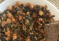 Ekşili Nohutlu Ispanak Yemeği Tarifi