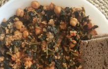 Ekşili Nohutlu Ispanak Yemeği Tarifi