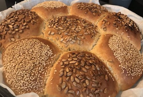 Kaşar Peynirli Çiçek Simit Tarifi