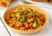 Kıymalı Nohutlu Kabak Yemeği Tarifi