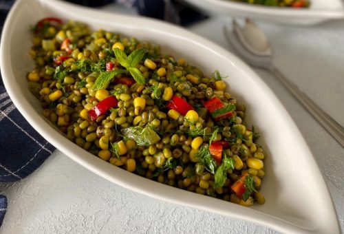 Sağlıklı Proteinli Maş Fasulye Salatası Tarifi