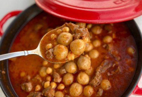 Her Bölgeye Has Nohut Etli Topalak Yemeği Tarifi