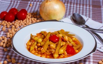 Nefis Nohutlu Bamya Yemeği Tarifi