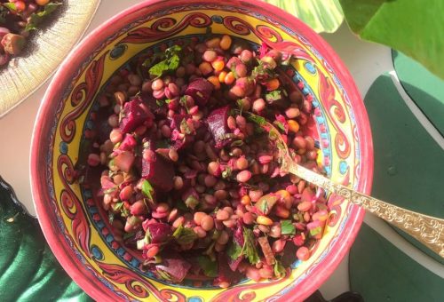 Pancarlı Mercimekli Salata Tarifi