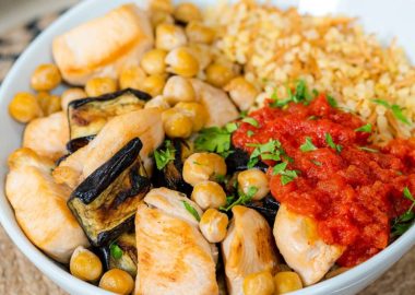 Patlıcanlı Nohutlu Tavuk Yemeği Tarifi