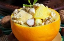 Portakal Çanağında Meyve Salatası Tarifi