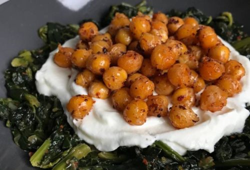 Hafif Sağlıklı Süzme Yoğurtlu Çıtır Nohut Tarifi