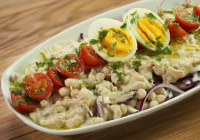 Antalya Üsülü Tahinli Piyaz Tarifi