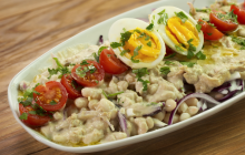 Antalya Üsülü Tahinli Piyaz Tarifi