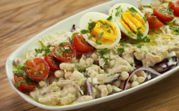 Antalya Üsülü Tahinli Piyaz Tarifi