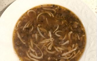 Yeşil Mercimekli Hamur Çorbası Tarifi