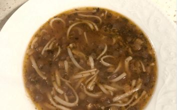 Yeşil Mercimekli Hamur Çorbası Tarifi