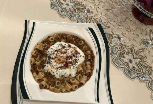 Yeşil Mercimekli Makarna Tarifi