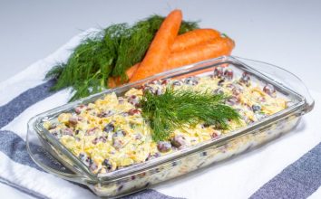 Nefis Yoğurtlu Barbunya Salatası Tarifi