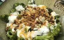 Yoğurtlu Cevizli Brokoli Salatası Tarifi