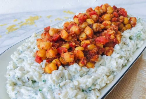 Sağlıklı Pratik Yoğurtlu Şehriye ve Nohut Kavurması Tarifi