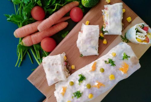 Yufkalı Rulo Salata Tarifi